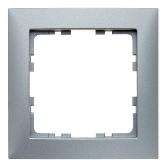 Ramka B.Kwadrat 1-krotna aluminium mat, lakierowane  5310118994